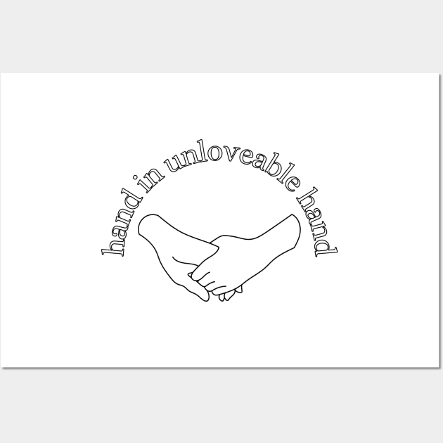 hand in unloveable hand Wall Art by goblinbabe